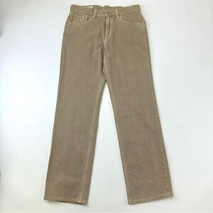 Gap 90s loose midrise sand pant Size 4 27inch waist Inseam 29 inches neutral